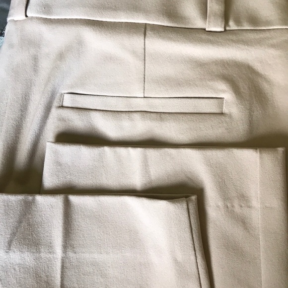 Sz 4 Ann Taylor Loft khaki colored dress slacks - Picture 4 of 5